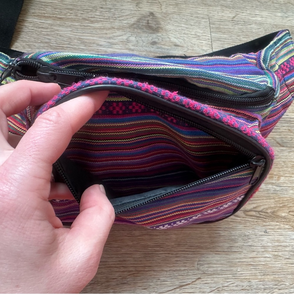 Colorful Patterned Fanny Pack Bag - Picture 2 of 4